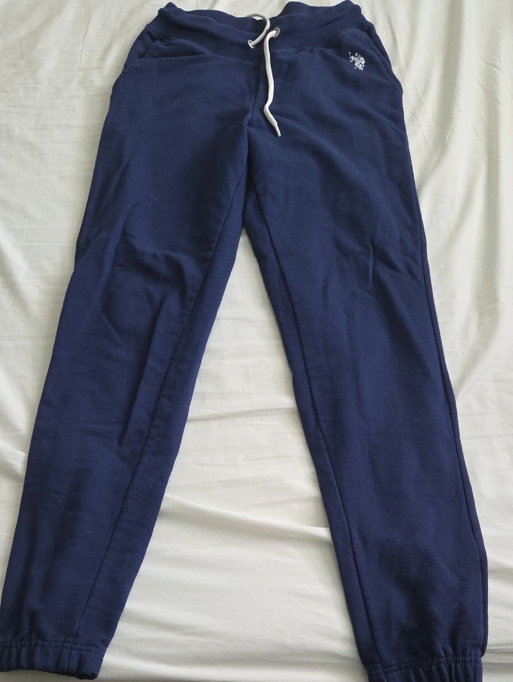 Womena Navy Polo Drawstring Swear Pants Size S
